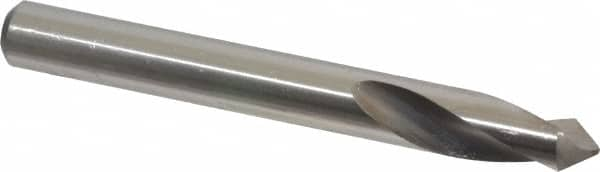 Precision Twist Drill - 3/8" Body Diam, 90°, 3-1/8" OAL, High Speed Steel Spotting Drill - A1 Tooling