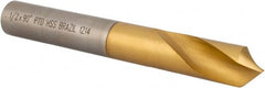 Precision Twist Drill - 1/2" Body Diam, 90°, 3-3/4" OAL, High Speed Steel Spotting Drill - A1 Tooling