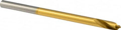 Precision Twist Drill - 1/4" Body Diam, 90°, 4" OAL, High Speed Steel Spotting Drill - A1 Tooling