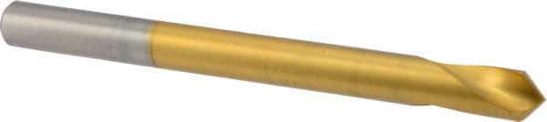 Precision Twist Drill - 1/2" Body Diam, 90°, 6" OAL, High Speed Steel Spotting Drill - A1 Tooling