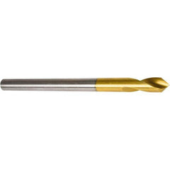 Precision Twist Drill - 1/2" Body Diam, 120°, 8" OAL, High Speed Steel Spotting Drill - A1 Tooling