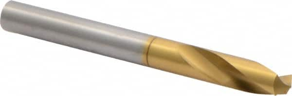 Precision Twist Drill - 1/4" Body Diam, 120°, 2-1/2" OAL, High Speed Steel Spotting Drill - A1 Tooling