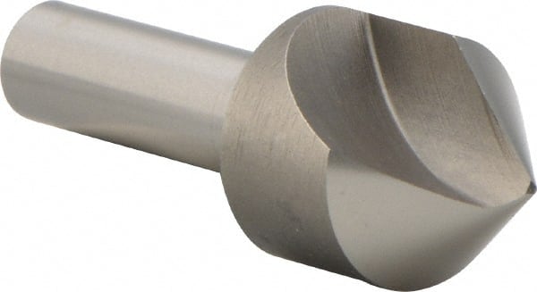 Precision Twist Drill - 1" Head Diam, 1/2" Shank Diam, 1 Flute 82° High Speed Steel Countersink - A1 Tooling