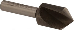 Precision Twist Drill - 1/2" Head Diam, 1/4" Shank Diam, 1 Flute 90° High Speed Steel Countersink - A1 Tooling