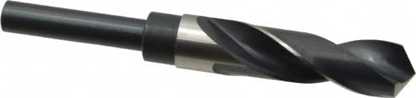 Precision Twist Drill - 27/32" Drill, 118° Point, High Speed Steel Silver Deming & Reduced Shank Drill Bit - A1 Tooling