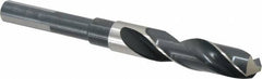 Precision Twist Drill - 11/16" Drill, 118° Point, High Speed Steel Silver Deming & Reduced Shank Drill Bit - Bright Finish, 6" OAL, Flats on Shank, 3" Flute Length, Right Hand Cut, Standard Point, Spiral Flute, Regular Spiral - A1 Tooling