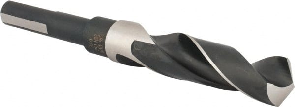 Precision Twist Drill - 3/4" Drill, 118° Point, High Speed Steel Silver Deming & Reduced Shank Drill Bit - A1 Tooling