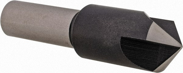 Precision Twist Drill - 1/2" Head Diam, 3/8" Shank Diam, 3 Flute 100° High Speed Steel Countersink - A1 Tooling