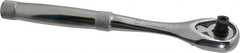 Proto - 3/8" Drive Pear Head Quick-Release Ratchet - Chrome Finish, 8-1/2" OAL, 45 Gear Teeth, Standard Head - A1 Tooling