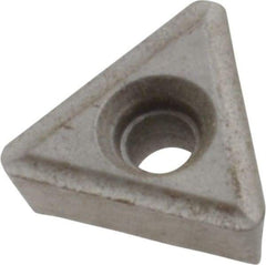 Made in USA - TT322 Grade I55 Carbide Turning Insert - Uncoated, 60° Triangle, 3/8" Inscr Circle, 1/8" Thick, 1/32" Corner Radius - A1 Tooling