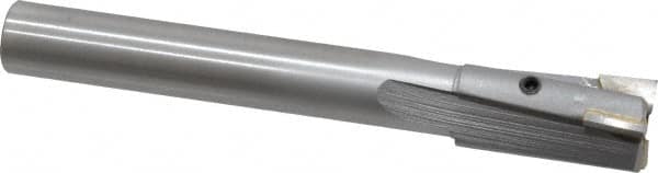 Made in USA - 13/16" Diam, 5/8" Shank, Diam, 3 Flutes, Straight Shank, Interchangeable Pilot Counterbore - A1 Tooling