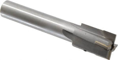 Made in USA - 1-3/8" Diam, 1" Shank, Diam, 4 Flutes, Straight Shank, Interchangeable Pilot Counterbore - 6-5/8" OAL, Bright Finish, Carbide-Tipped - A1 Tooling