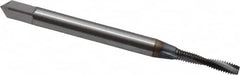 OSG - #2-56 UNC 2 Flute 2B Modified Bottoming Spiral Flute Tap - Powdered Metal, TiCN Finish, 1-3/4" OAL, Right Hand Flute, Right Hand Thread, H2, Series EXOTAP - A1 Tooling