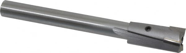 Made in USA - 3/4" Diam, 1/2" Shank, Diam, 3 Flutes, Straight Shank, Interchangeable Pilot Counterbore - A1 Tooling