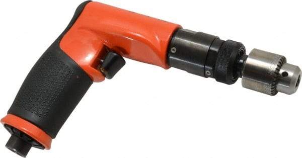 Dotco - 1/4" Keyed Chuck - Pistol Grip Handle, 1,000 RPM, 0.4 hp, 90 psi - A1 Tooling