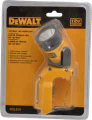 DeWALT - 12 Volts, 130 Lumens, Cordless Work Light - Yellow/Black, 12V Lithium-Ion - A1 Tooling