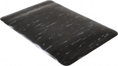 PRO-SAFE - 3' Long x 2' Wide, Dry Environment, Anti-Fatigue Matting - Black Marbleized, Vinyl with Vinyl Sponge Base - A1 Tooling