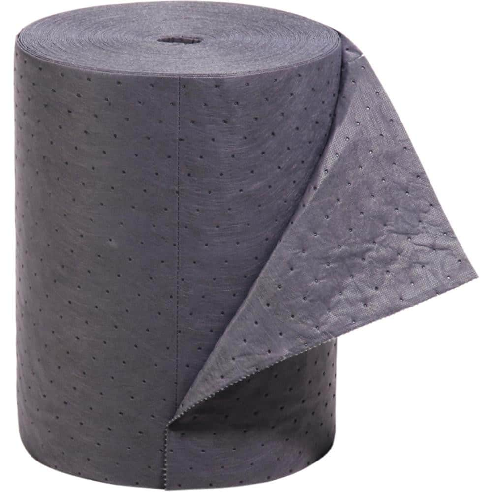 Pads, Rolls & Mats; Product Type: Roll; Application: Universal; Overall Length (Feet): 150.00; Total Package Absorption Capacity: 14 gal; Material: Polypropylene; Fluids Absorbed: Water; Solvents; Universal; Oil; Coolants; Absorbency Weight: Medium; Width