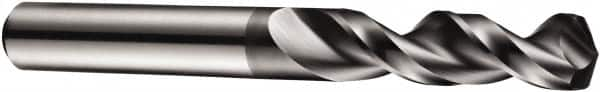 DORMER - 0.4015" 130° Spiral Flute Cobalt Screw Machine Drill Bit - AlCrN Finish, Right Hand Cut, 43mm Flute Length, 89mm OAL, Special Type Point, Straight Shank - A1 Tooling