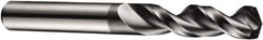 DORMER - 0.3661" 130° Spiral Flute Cobalt Screw Machine Drill Bit - AlCrN Finish, Right Hand Cut, 40mm Flute Length, 84mm OAL, Special Type Point, Straight Shank - A1 Tooling