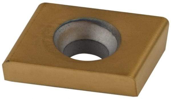 Kennametal - CDE322 Grade KC725M Carbide Milling Insert - TiN/TiCN/TiN Finish, 0.15" Thick, 0.8mm Corner Radius - A1 Tooling