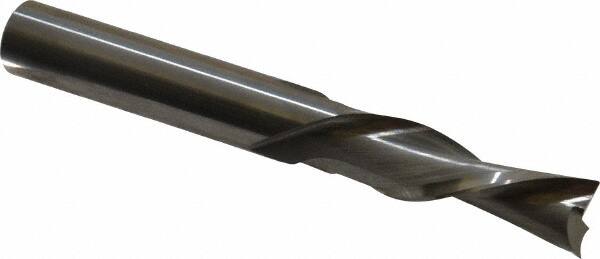 Onsrud - 3/8" Cutting Diam x 1-1/4" Length of Cut, 2 Flute, Downcut Spiral Router Bit - Uncoated, Right Hand Cut, Solid Carbide, 3" OAL x 3/8" Shank Diam, Double Edge, 30° Helix Angle - A1 Tooling