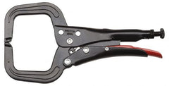 Proto - 6-11/16" OAL C-Clamp Locking Pliers - 5/16" Jaw Width, 1-61/64" Jaw Depth, 2-23/64" Jaw Opening, Standard Handle - A1 Tooling