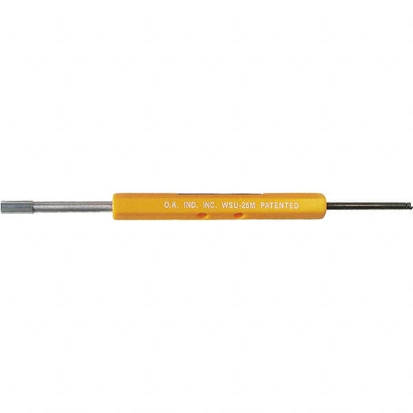 OK Industries - 26 AWG, Plastic, Hand Turning Wire Wrapping and Unwrapping Tool - Noninsulated, 1-1/2 Inch Deep - A1 Tooling