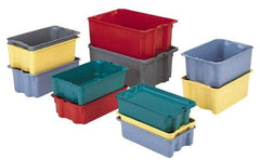 LEWISBins+ - 500 Container, 3000 Stack Lb Load Capacity Green Fiberglass Tote Container - Stacking, Nesting, 25.3" Long x 18.1" Wide x 6.1" High - A1 Tooling