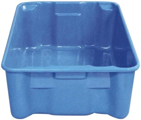 MFG Tray - 500 Lb Load Capacity Blue Fiberglass Tote Container - Stacking, Nesting, 42-1/2" Long x 20" Wide x 14.3" High - A1 Tooling