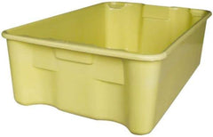 MFG Tray - 500 Lb Load Capacity White Fiberglass Tote Container - Stacking, Nesting, 42-1/2" Long x 20" Wide x 14.3" High - A1 Tooling