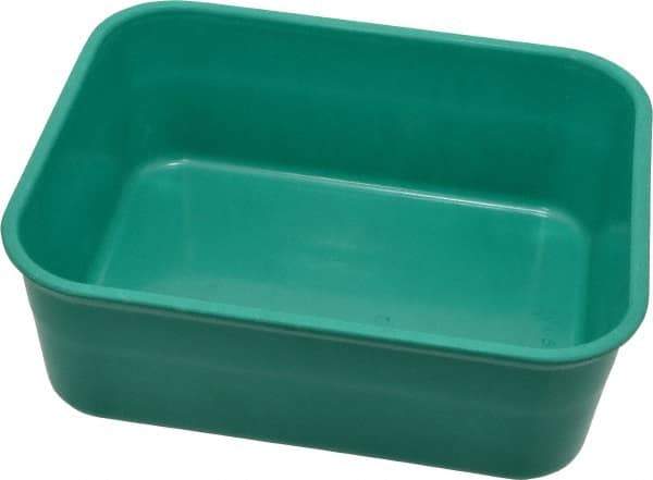 LEWISBins+ - 300 Lb Load Capacity Green Fiberglass Tote Container - Stacking, Nesting, 6.3" Long x 4.9" Wide x 2.1" High - A1 Tooling