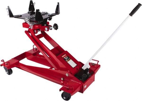 Sunex Tools - 3,000 Lb Capacity Transmission Jack - 8.62 to 36.62" High, 43-1/2" Chassis Length - A1 Tooling