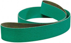 3M - 2" Wide x 48" OAL, 60 Grit, Zirconia Alumina Abrasive Belt - Zirconia Alumina, Medium, Coated, Y Weighted Cloth Backing, Wet/Dry, Series 577F - A1 Tooling