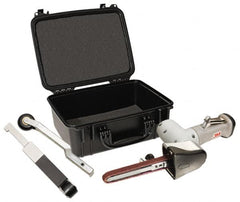 3M - 1/2 x 18, 1/4 x 18 and 1/8 x 18 Inch, 22,000 RPM Air Belt Sander - 0.6 Hp, 27 CFM Air Consumption - A1 Tooling