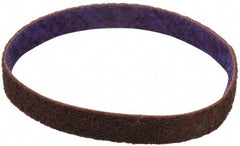 3M - 3/4" Wide x 18" OAL, Aluminum Oxide Abrasive Belt - Aluminum Oxide, Medium, Nonwoven, Series DF-BL - A1 Tooling