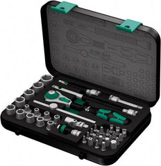 Wera - 42 Piece 1/4" Drive Socket & Bit Set - Comes in Molded Steel Case with High Density Foam Insert - A1 Tooling