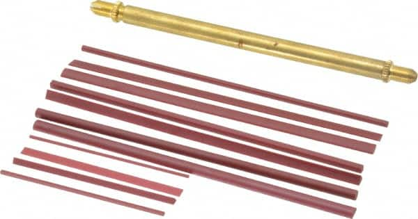 Value Collection - 12 Piece Synthetic Ruby Stone Kit - Fine - A1 Tooling