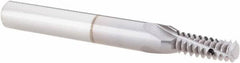 Vargus - 1/4-20, 7/16-20, 1/2-20, 3/4-20, 1-20 UNC, UNEF, UNF, 0.192" Cutting Diam, 3 Flute, Solid Carbide Helical Flute Thread Mill - Internal Thread, 0.525" LOC, 2.244" OAL, 1/4" Shank Diam - A1 Tooling