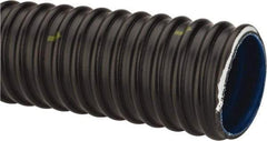 Continental ContiTech - 2" ID x 2.46" OD, 40 Max psi, 29 In. Hg, Dry Material Handling & Transfer Hose - Urethane, -40 to 158°F, 2-1/2" Bend Radius, 100' Coil Length, Black - A1 Tooling