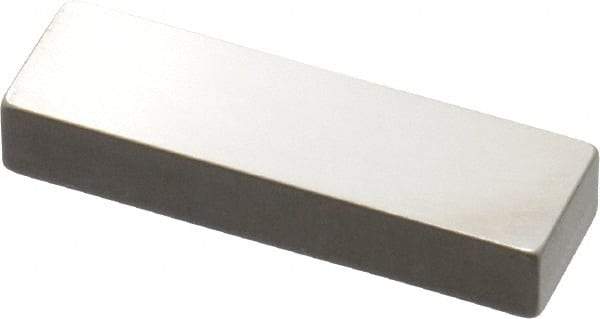 Mitutoyo - 0.19" Rectangular Steel Gage Block - Accuracy Grade AS-1, Includes Certificate of Inspection - A1 Tooling