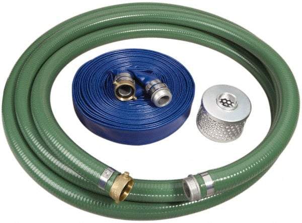 Alliance Hose & Rubber - Suction and Discharge Pump Hose Kits - For Use with 1-1/2 Inch Pumps - A1 Tooling