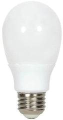 Value Collection - 9 Watt Fluorescent Residential/Office Medium Screw Lamp - 2,700°K Color Temp, 450 Lumens, A19, 6,000 hr Avg Life - A1 Tooling