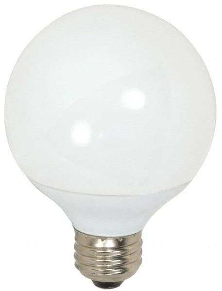 Value Collection - 9 Watt Fluorescent Decorative Medium Screw Lamp - 2,700°K Color Temp, 500 Lumens, G25, 10,000 hr Avg Life - A1 Tooling