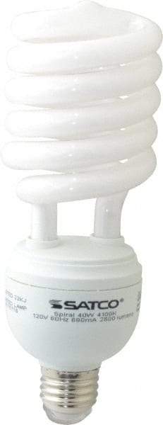 Value Collection - 40 Watt Fluorescent Residential/Office Medium Screw Lamp - 4,100°K Color Temp, 2,600 Lumens, T4, 10,000 hr Avg Life - A1 Tooling