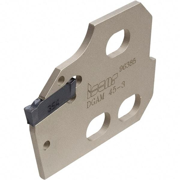 Iscar - Neutral Cut, 1/8" Insert Width, Cutoff & Grooving Support Blade for Indexables - 0.094" Head Projection - A1 Tooling