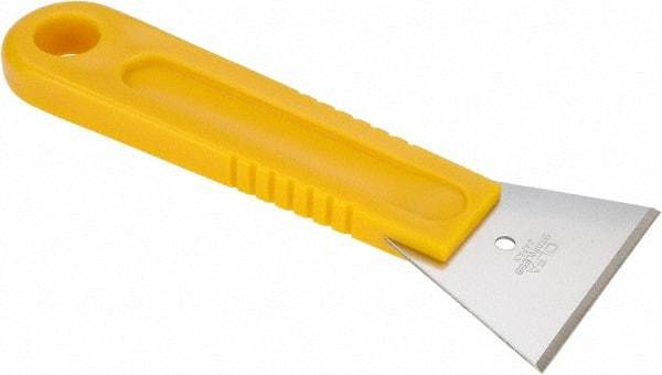 Olfa - Stainless Steel 1-Edge Scraper - 1-1/4" Blade Width x 2-21/64" Blade Length, 6-5/16" Long Handle - A1 Tooling