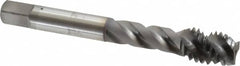 OSG - 7/16-14 UNC 3 Flute Modified Bottoming Spiral Flute Tap - Vanadium High Speed Steel, TiCN Finish, 3-5/32" OAL, Right Hand Flute, Right Hand Thread, H3, Series 290 - A1 Tooling