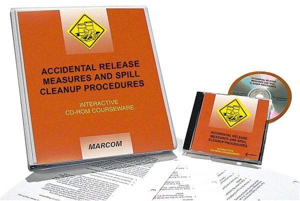 Marcom - Accidental Release Measures and Spill Cleanup Procedures, Multimedia Training Kit - 45 min Run Time CD-ROM, English & Spanish - A1 Tooling