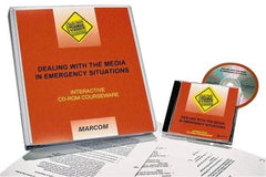 Marcom - Dealing with the Media in Emergency Situations, Multimedia Training Kit - 45 min Run Time CD-ROM, English & Spanish - A1 Tooling